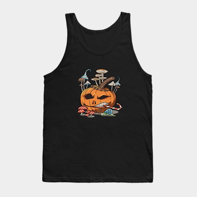 Wicked Pumpkin Tank Top by emanuelacarratoni